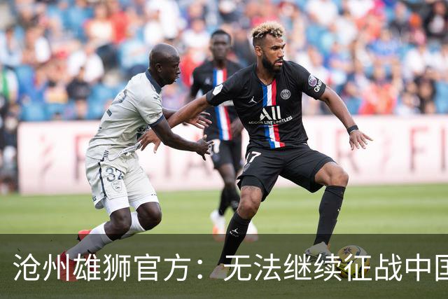 沧州雄狮官方：无法继续征战中国足球职业联赛